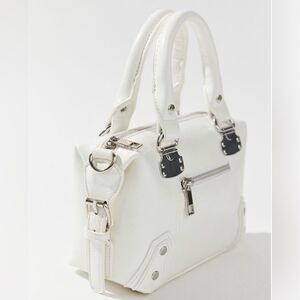 Urban Outfitters Skylar White Faux Leather Crossbody Bag